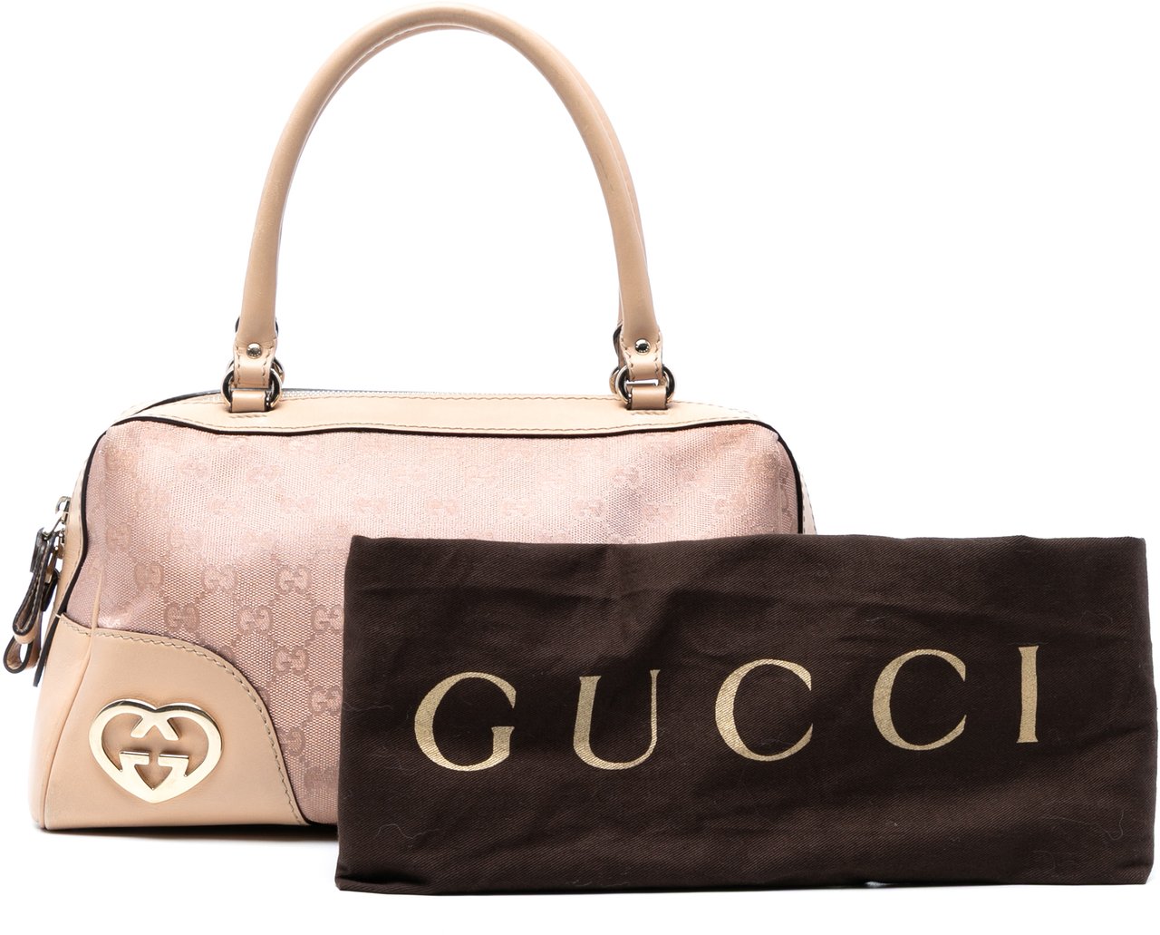 Gucci GG Canvas Lovely Handbag Roze