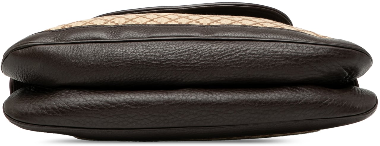 Gucci Diamante Canvas 1973 Shoulder Bag Bruin