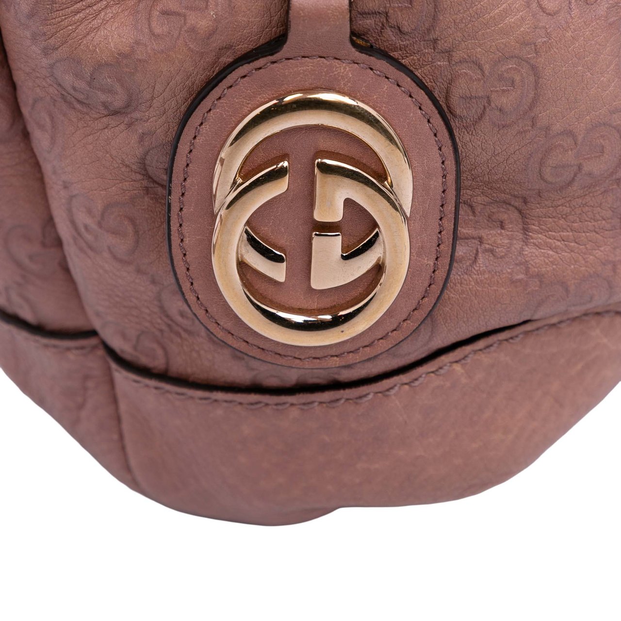 Gucci Guccissima Sukey Satchel Roze