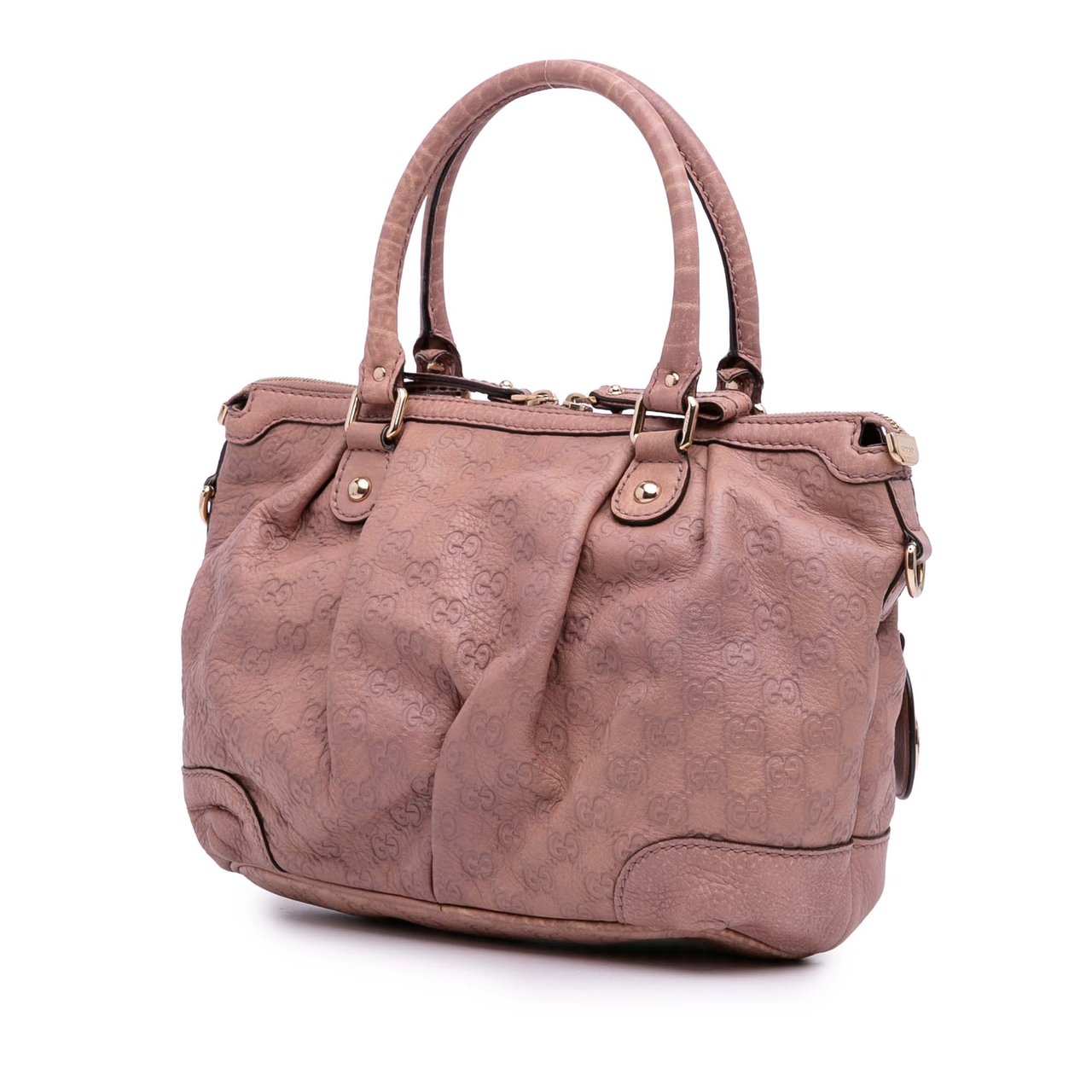 Gucci Guccissima Sukey Satchel Roze
