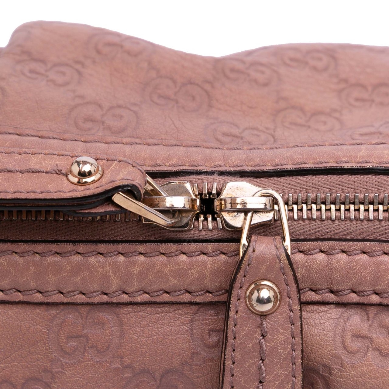 Gucci Guccissima Sukey Satchel Roze