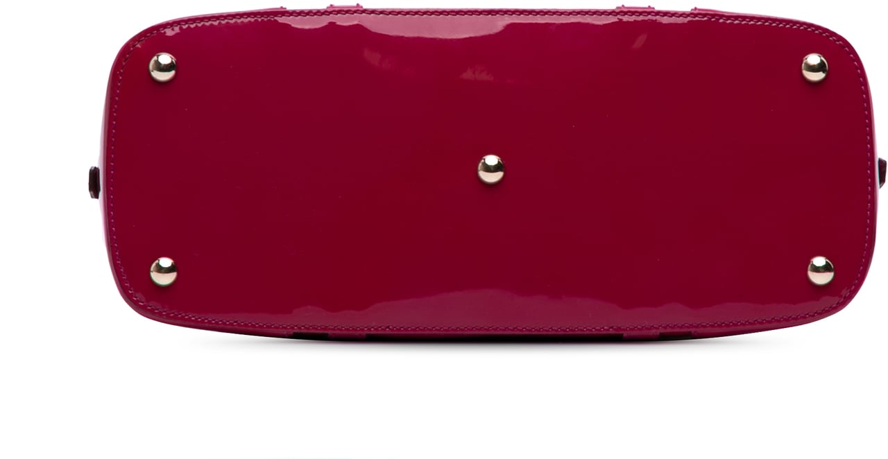 Gucci Medium Microguccissima Patent Nice Dome Satchel Roze