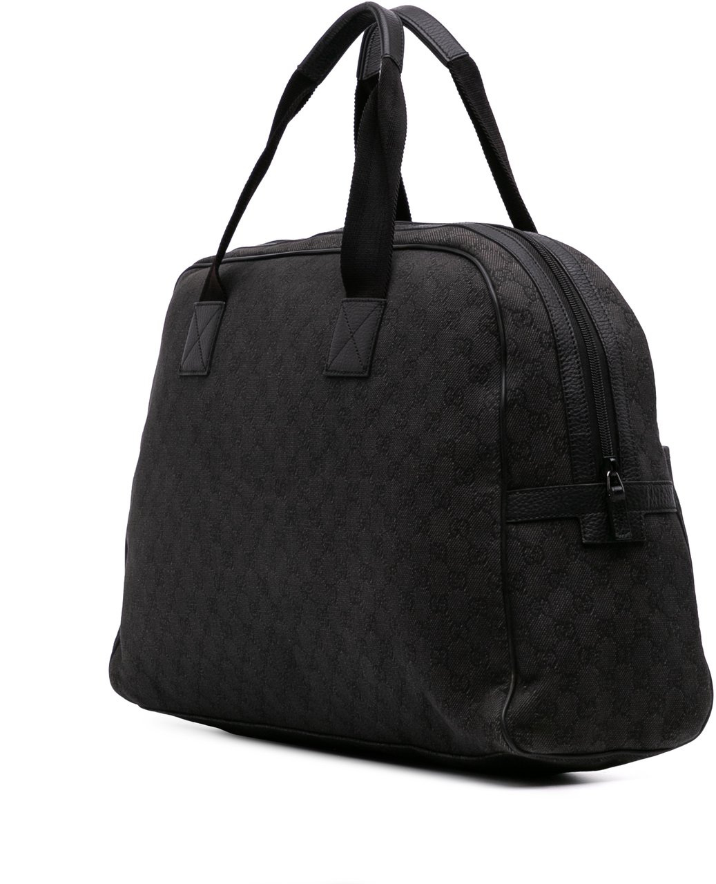 Gucci GG Denim Travel Bag Grijs