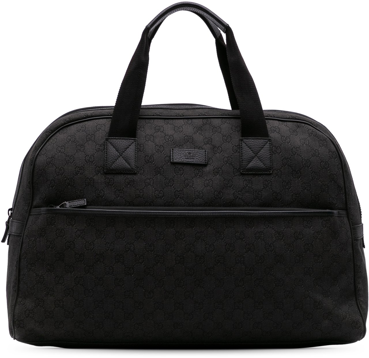 Gucci GG Denim Travel Bag Grijs