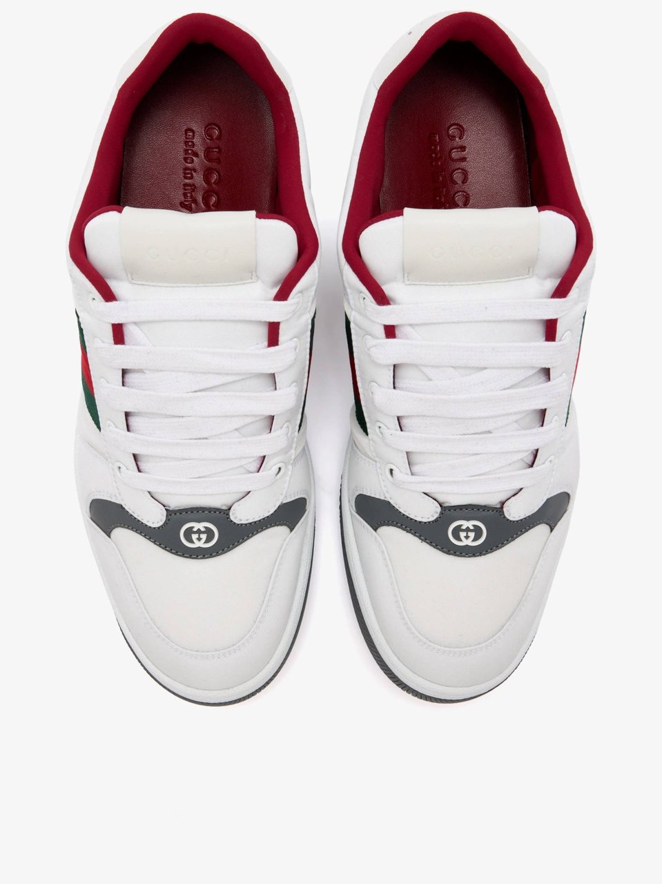 Gucci Low-Top Sneaker With Striped Detailing And Textured Sole Wit