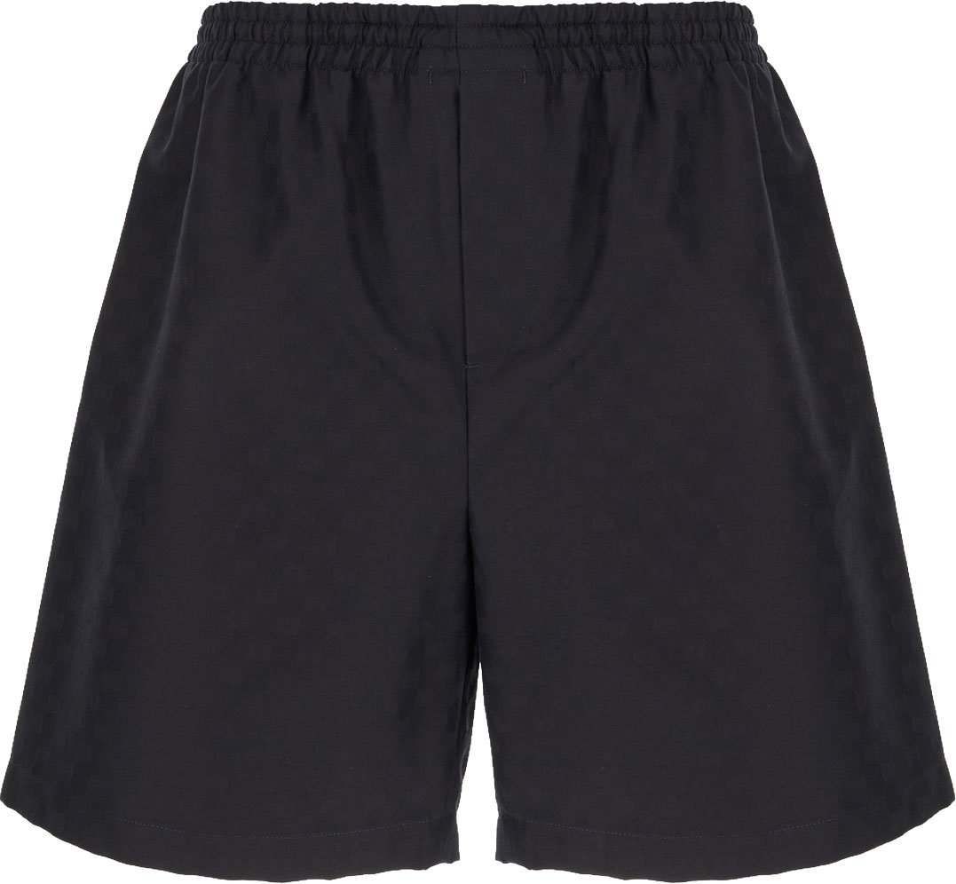 Gucci Black cotton bermuda shorts Zwart