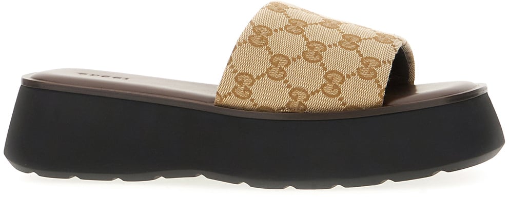 Gucci GG canvas slippers Divers