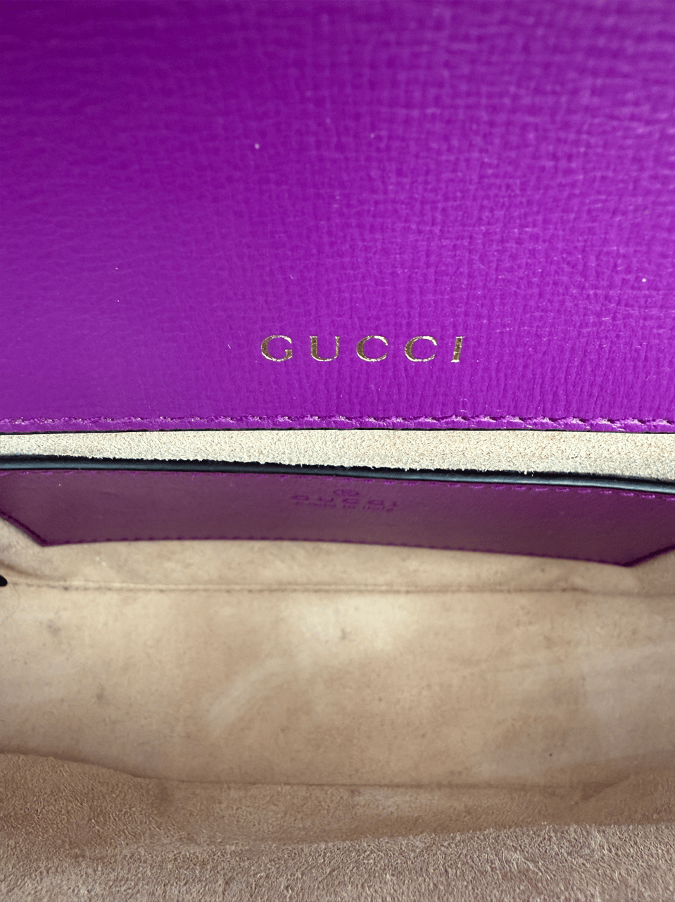 Gucci Gucci Horsebit Monogram - Beige Paars