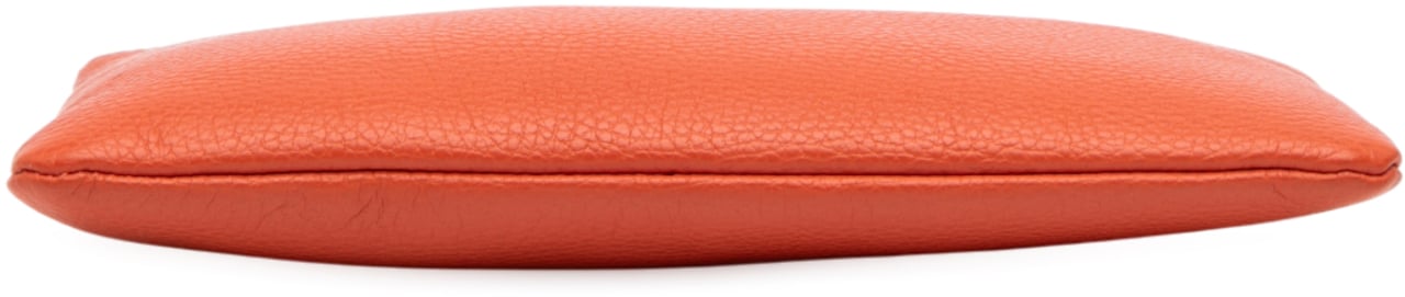 Gucci Calfskin Bamboo Clutch Oranje