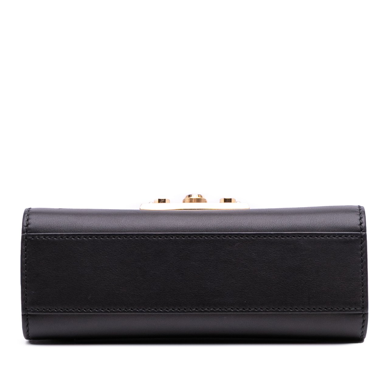 Gucci Small Leather Padlock Crossbody Zwart