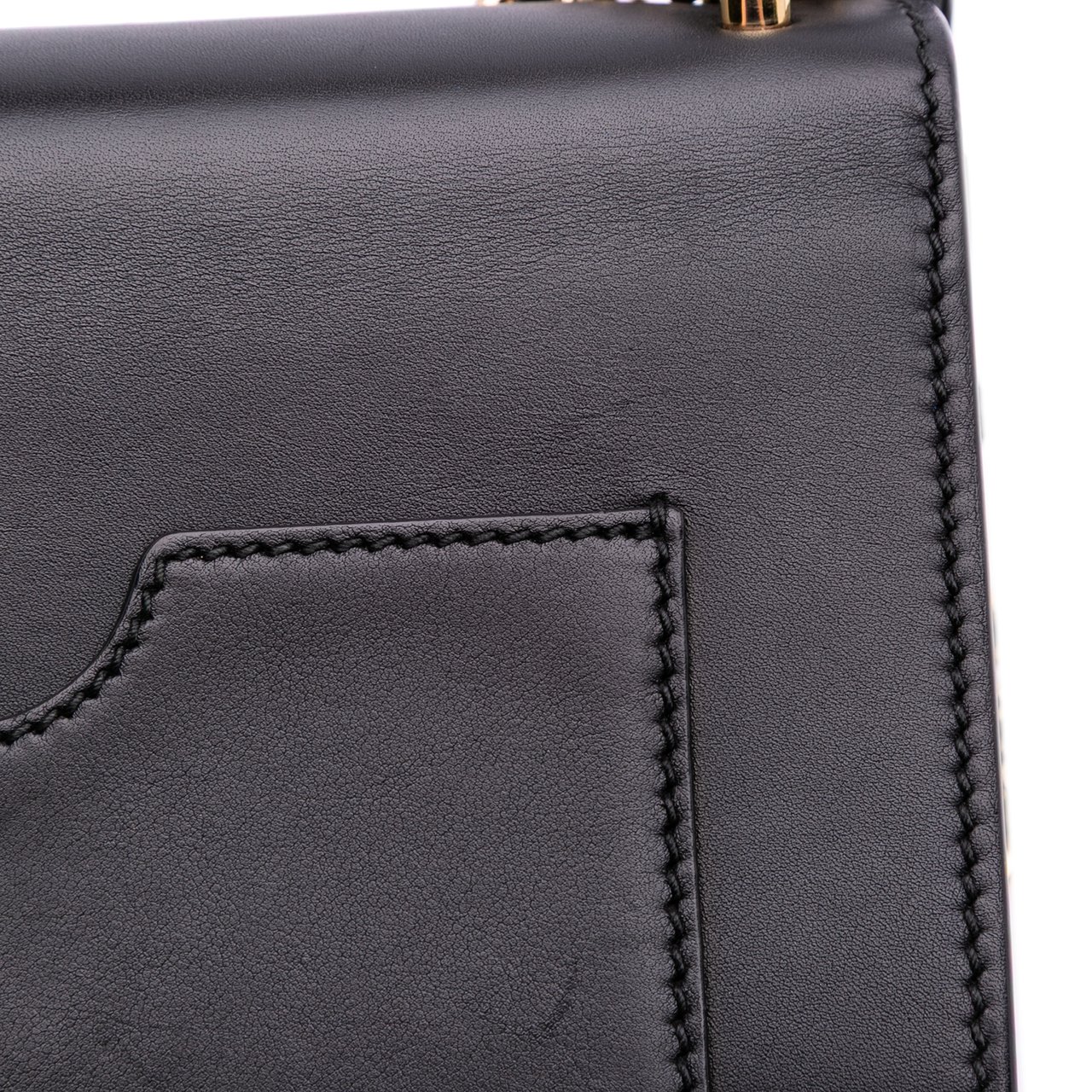 Gucci Small Leather Padlock Crossbody Zwart
