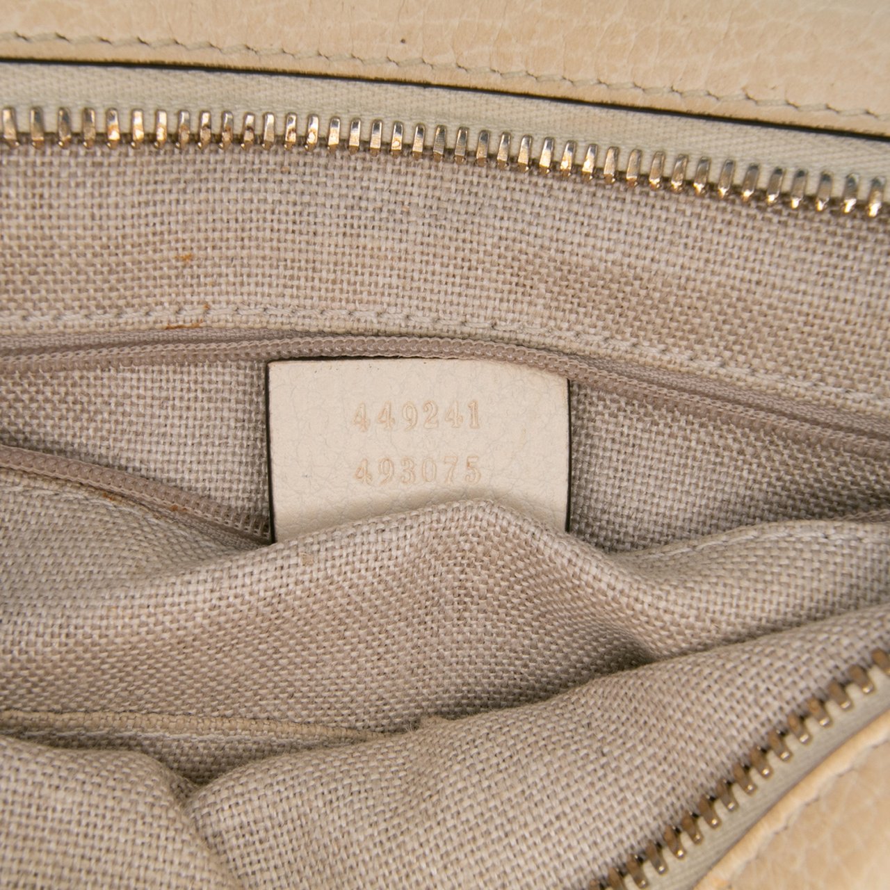 Gucci Small GG Canvas Bree Satchel Bruin