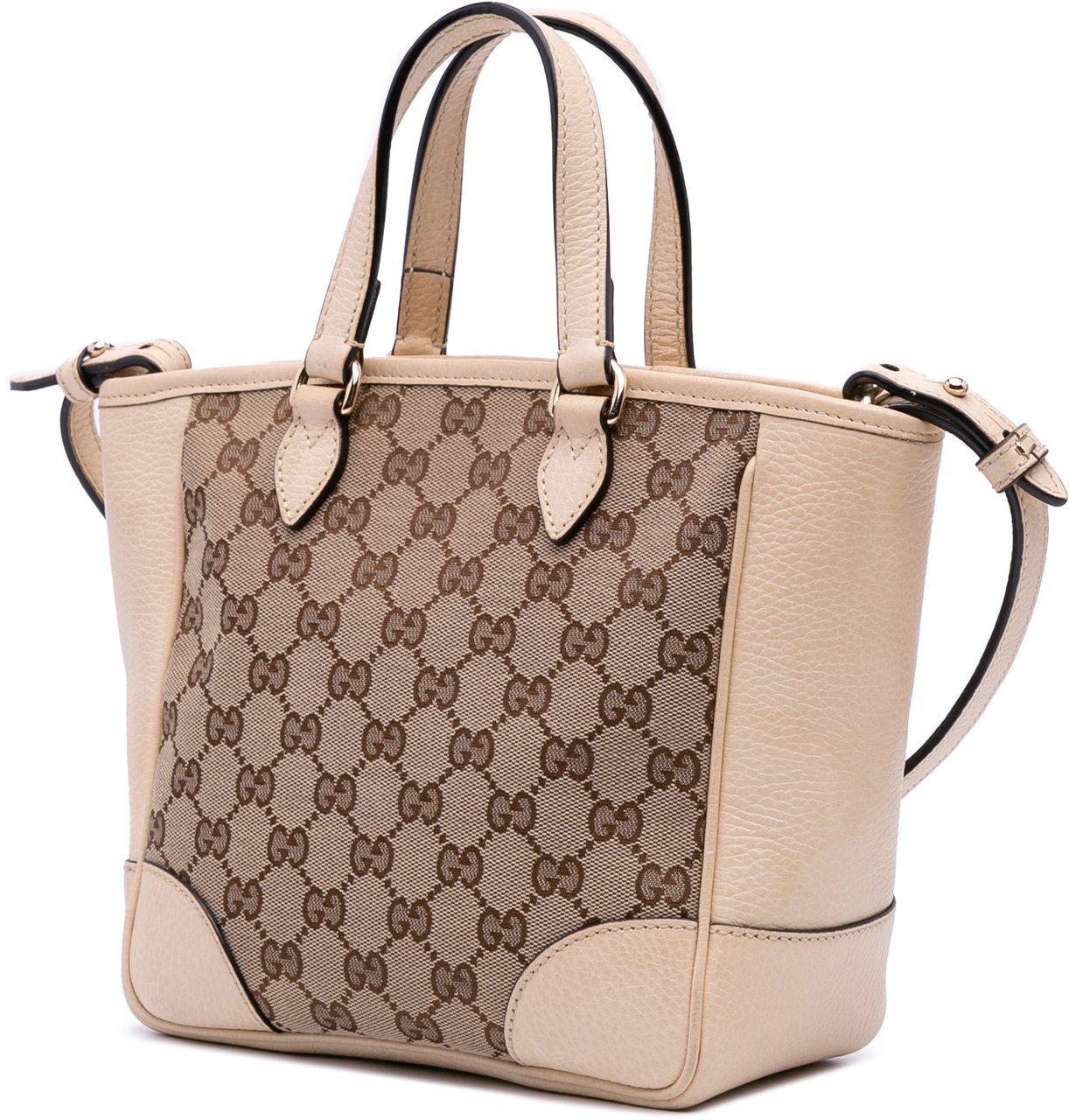 Gucci Small GG Canvas Bree Satchel Bruin