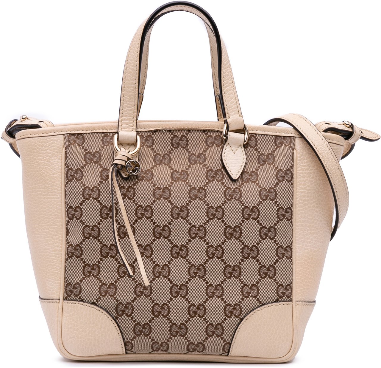Gucci Small GG Canvas Bree Satchel Bruin