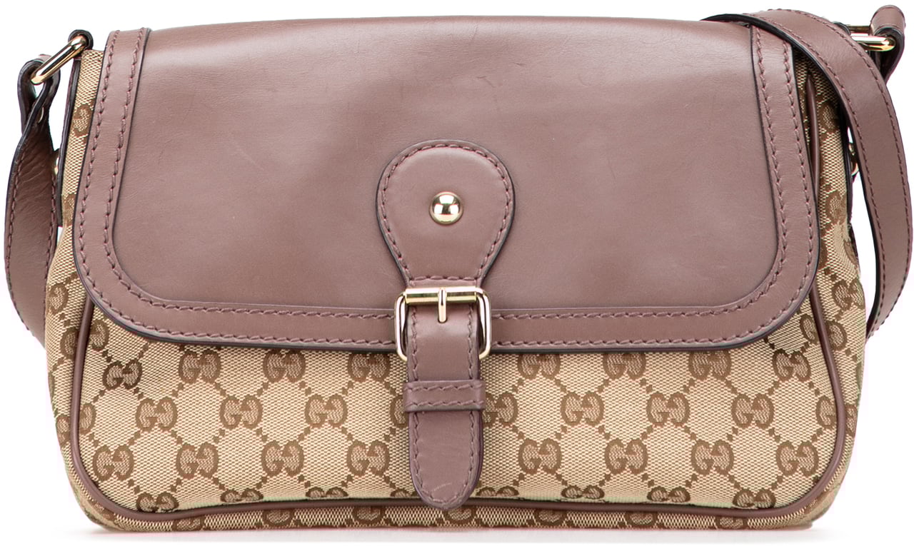 Gucci GG Canvas Sukey Crossbody Bruin