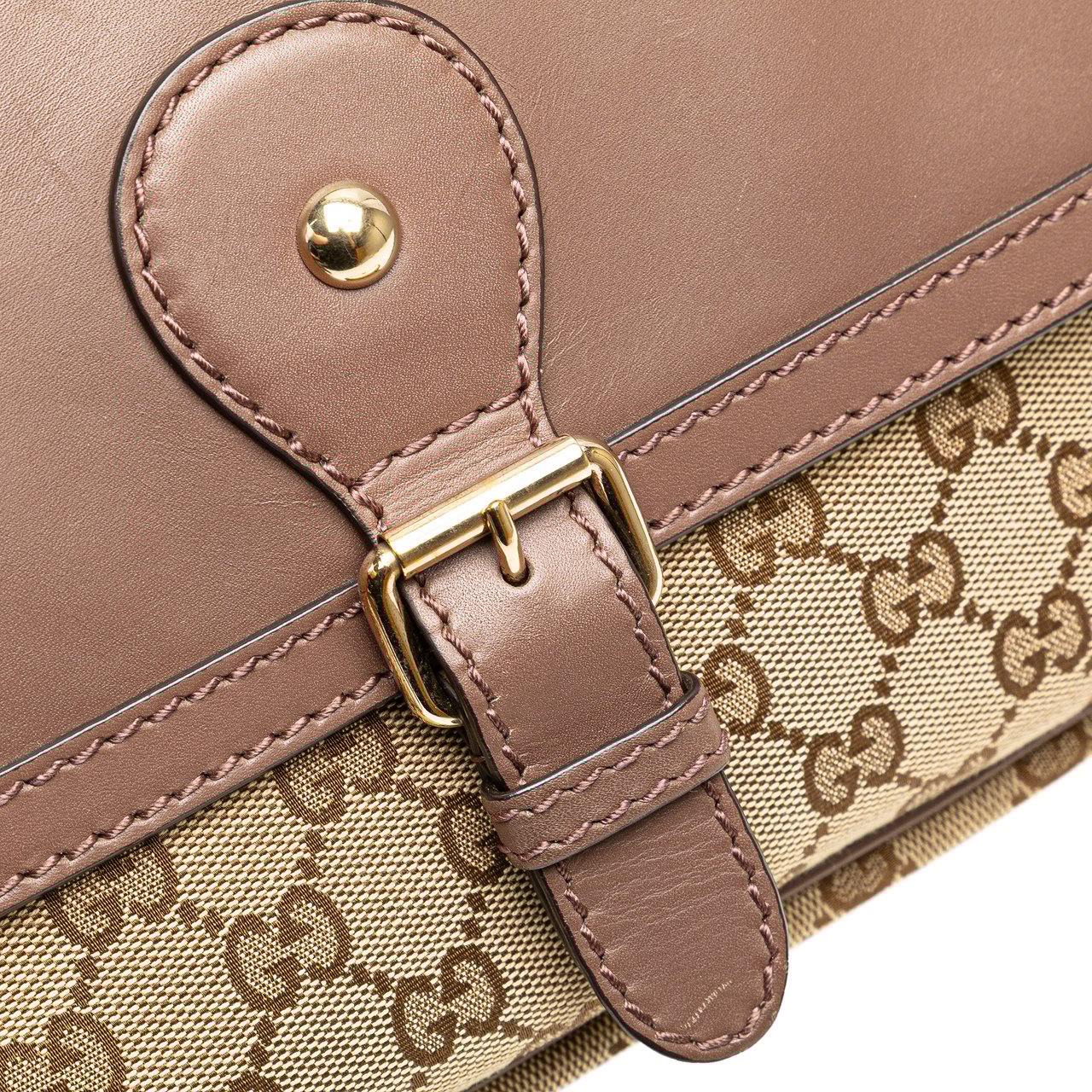 Gucci GG Canvas Sukey Crossbody Bruin