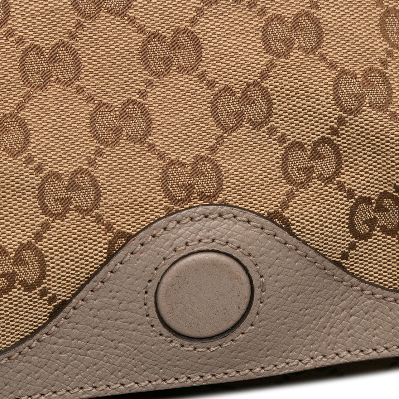 Gucci Medium GG Canvas Bree Satchel Bruin