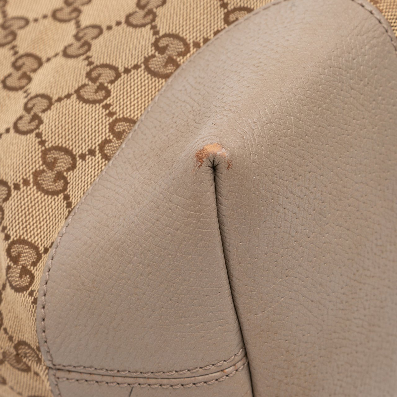 Gucci Medium GG Canvas Bree Satchel Bruin