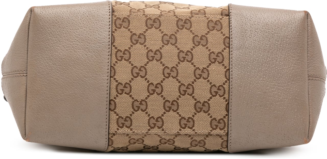 Gucci Medium GG Canvas Bree Satchel Bruin