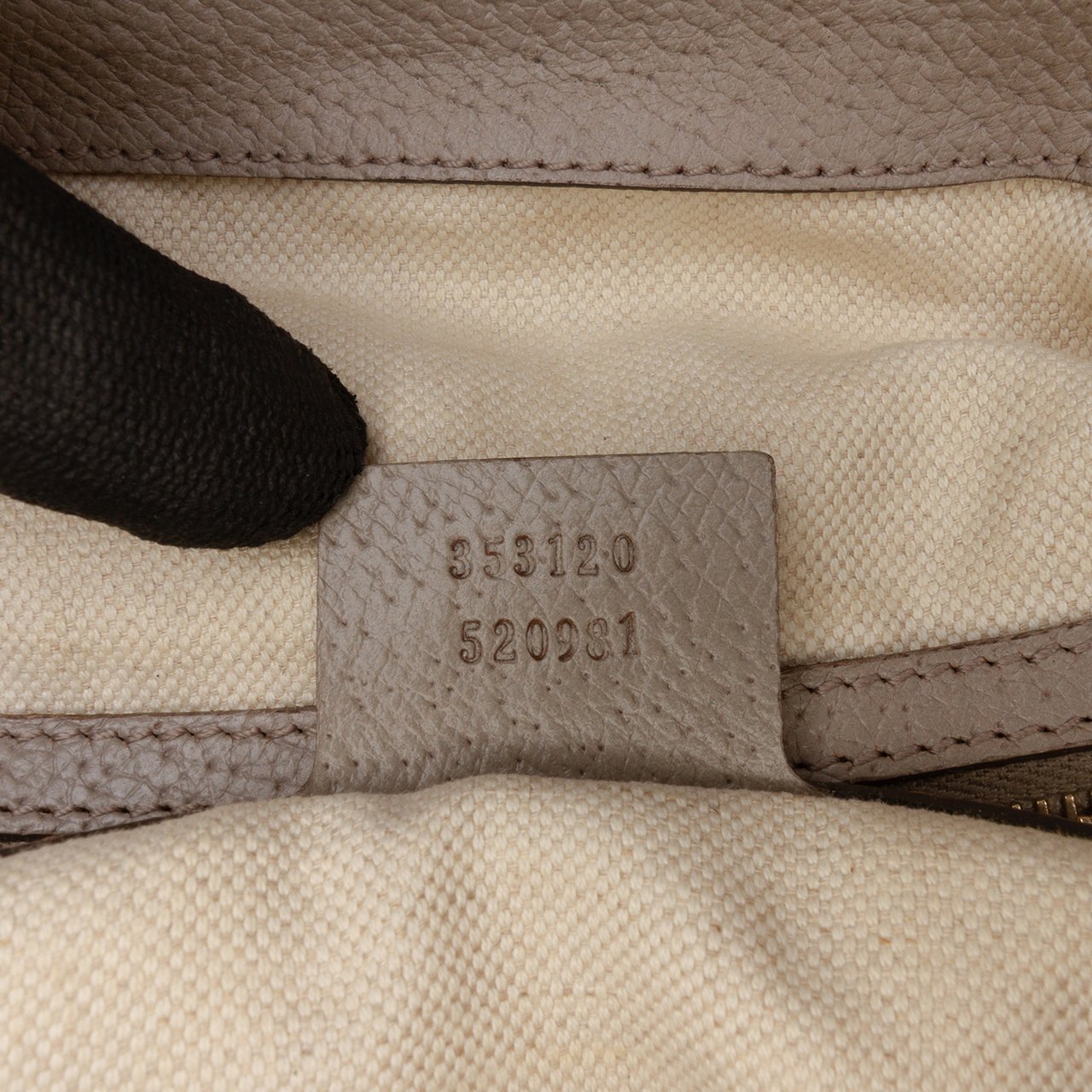 Gucci Medium GG Canvas Bree Satchel Bruin
