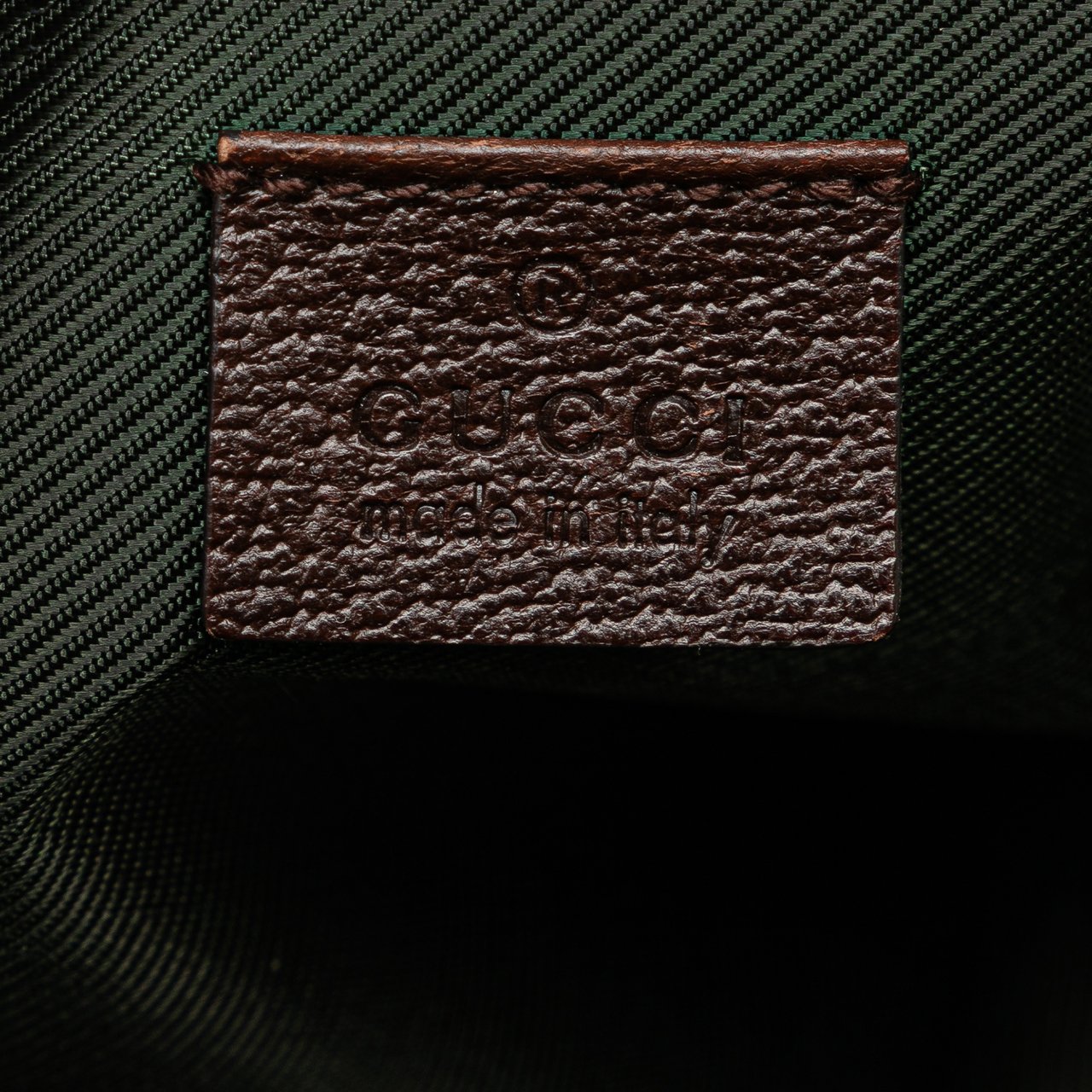 Gucci Mini GG Canvas Balthus Tofu Bag Bruin