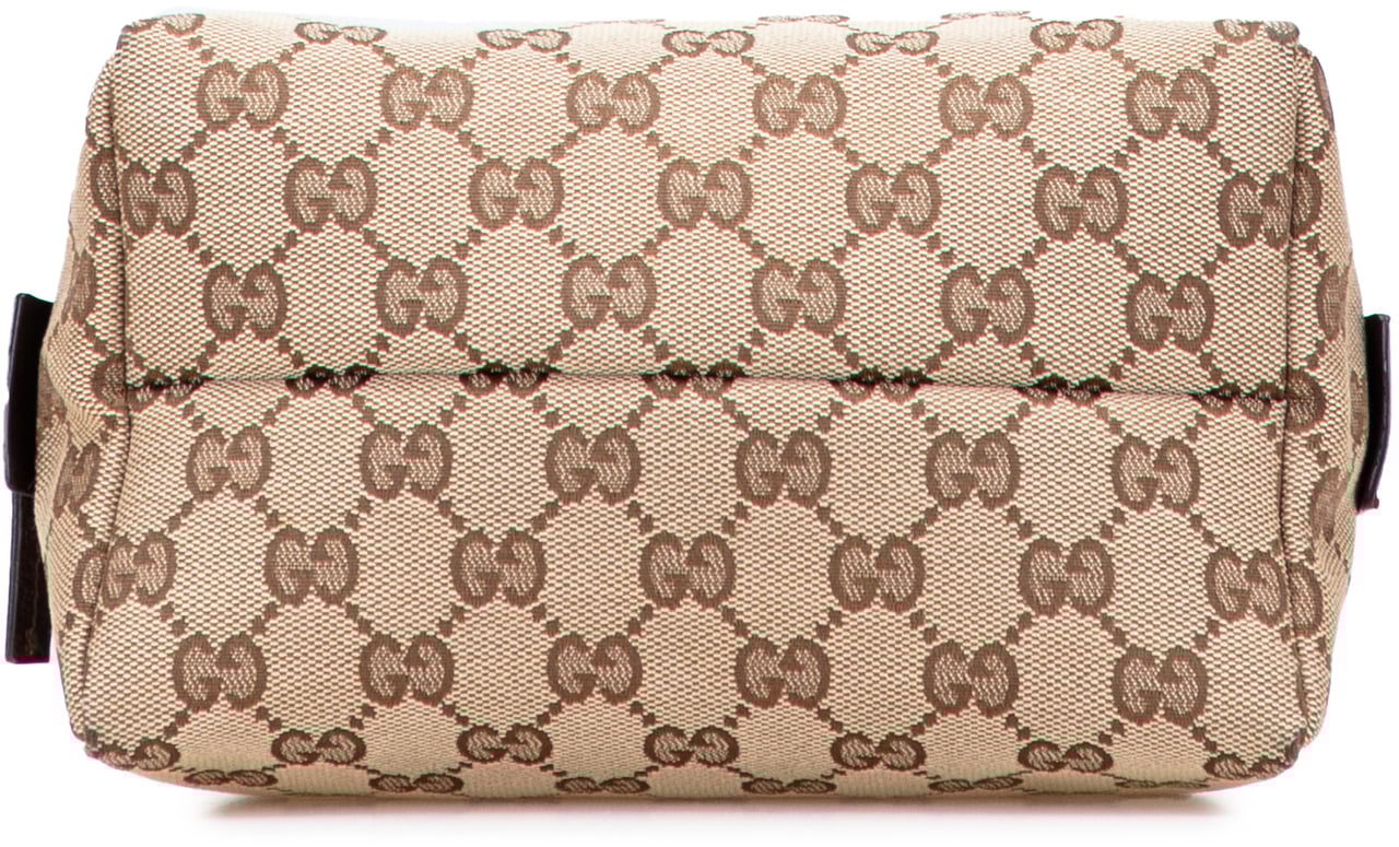 Gucci Mini GG Canvas Balthus Tofu Bag Bruin