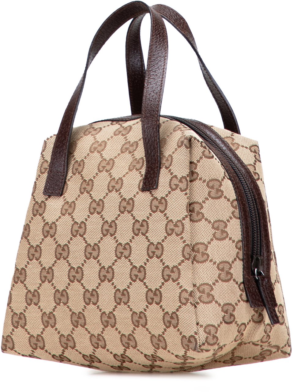 Gucci Mini GG Canvas Balthus Tofu Bag Bruin