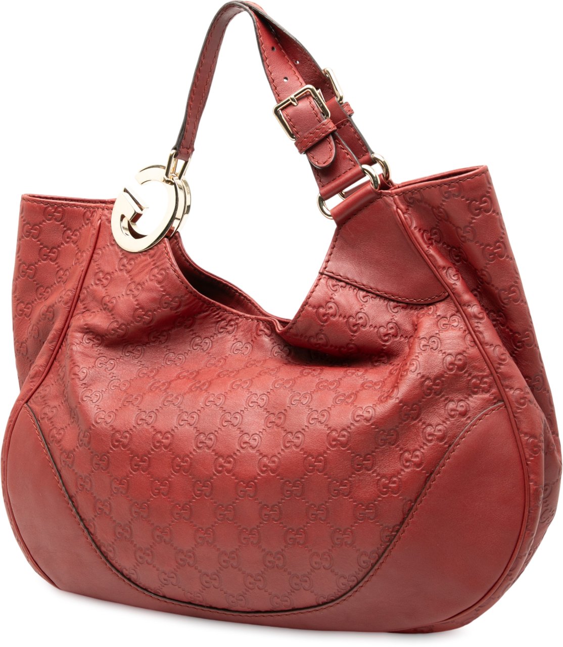Gucci Large Guccissima Charlotte Tote Rood