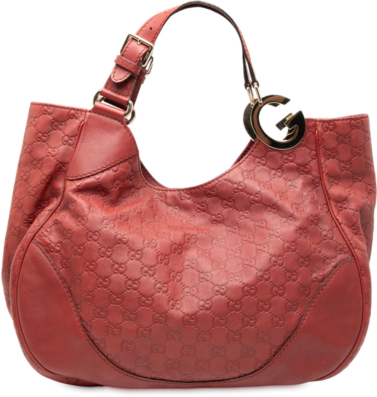 Gucci Large Guccissima Charlotte Tote Rood