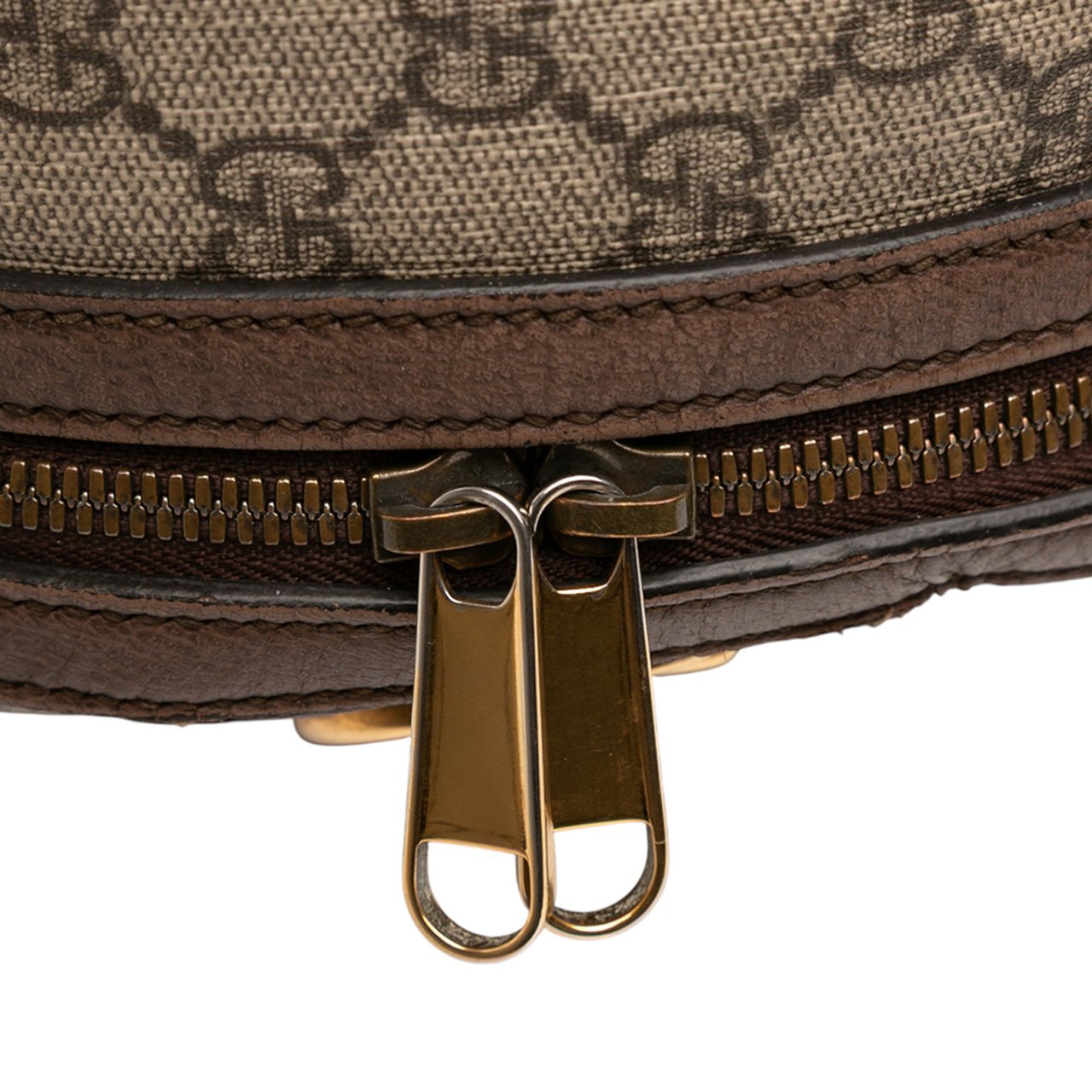 Gucci Small GG Supreme Ophidia Web Backpack Bruin