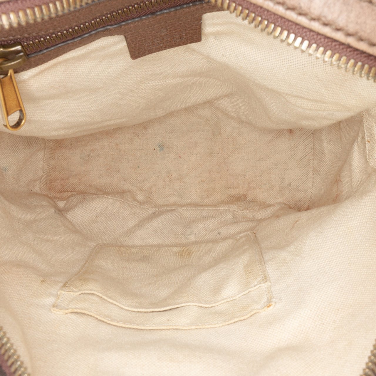 Gucci Small GG Supreme Ophidia Web Backpack Bruin