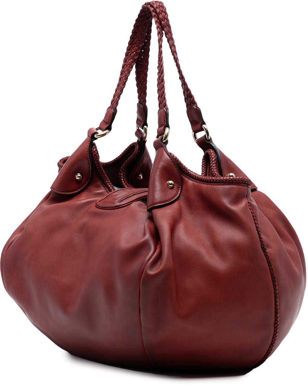 Gucci Leather Marrakech Hobo Bag Rood