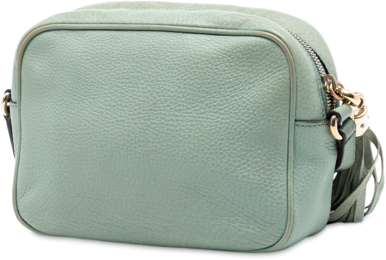 Gucci Leather Soho Disco Crossbody Groen