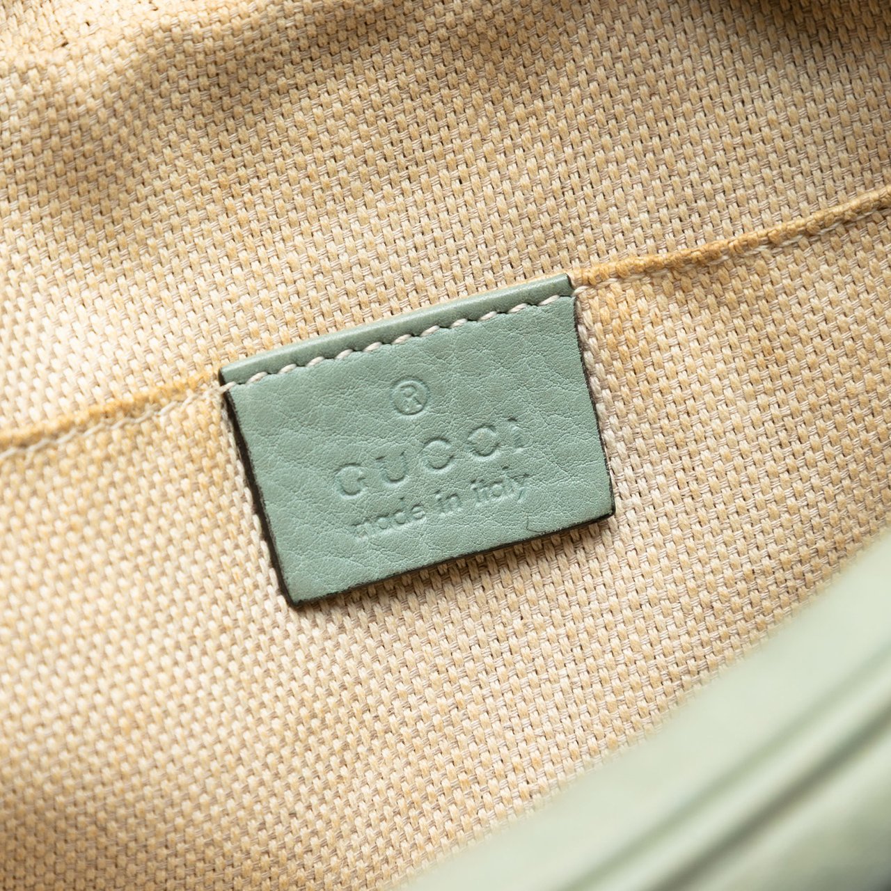 Gucci Leather Soho Disco Crossbody Groen