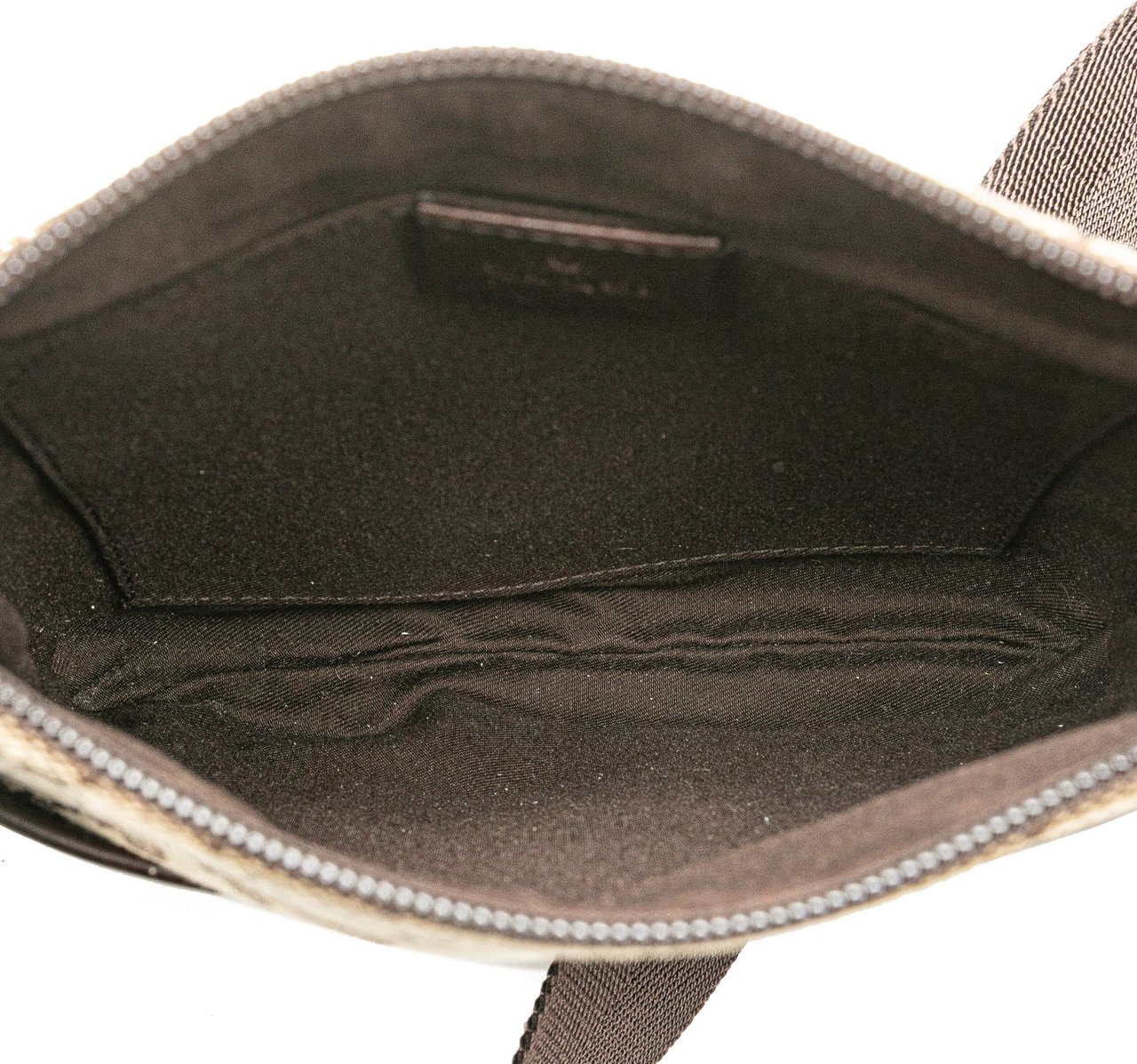 Gucci Small GG Canvas Perforated Crossbody Bruin
