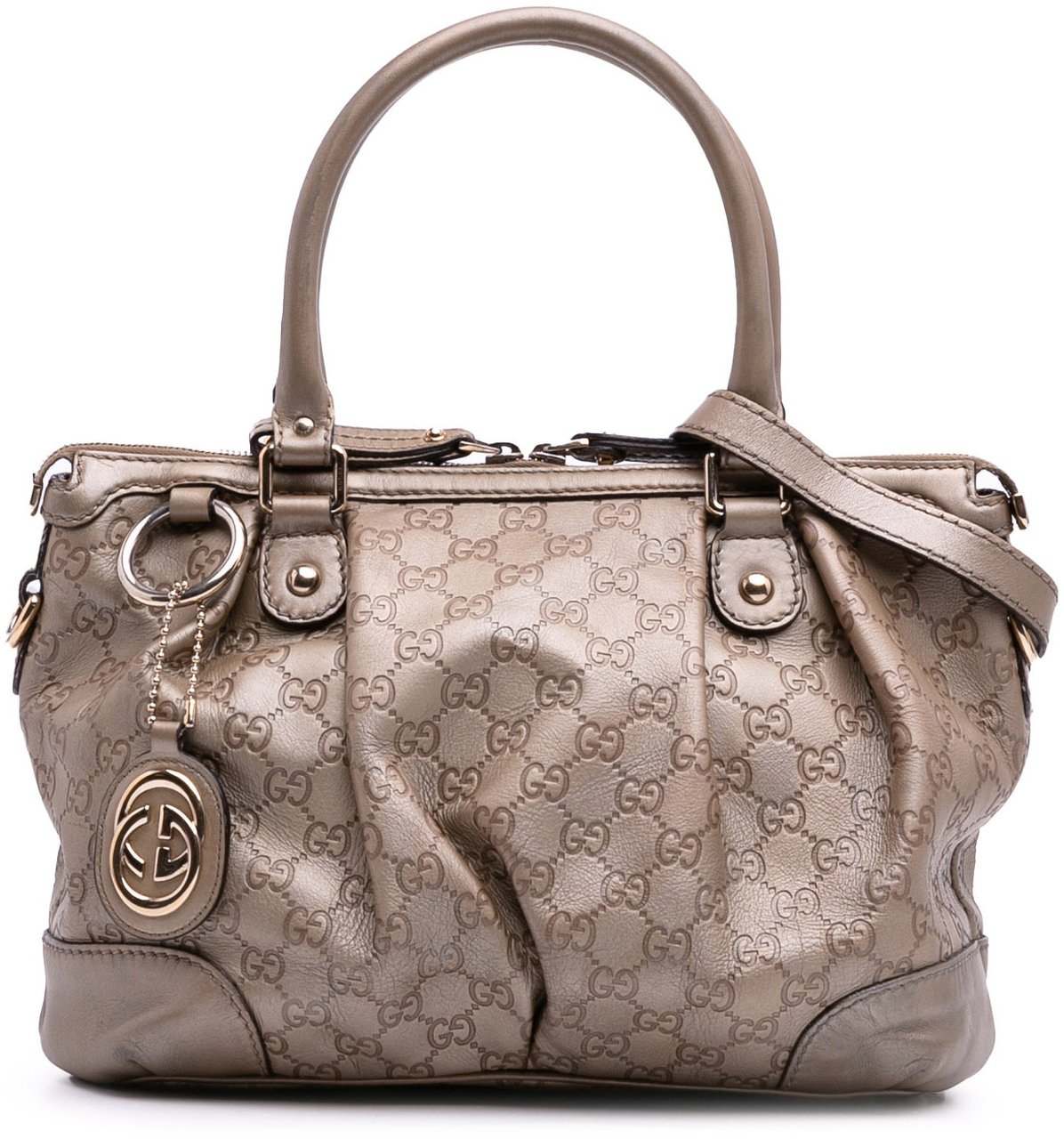 Gucci Guccissima Sukey Satchel Goud