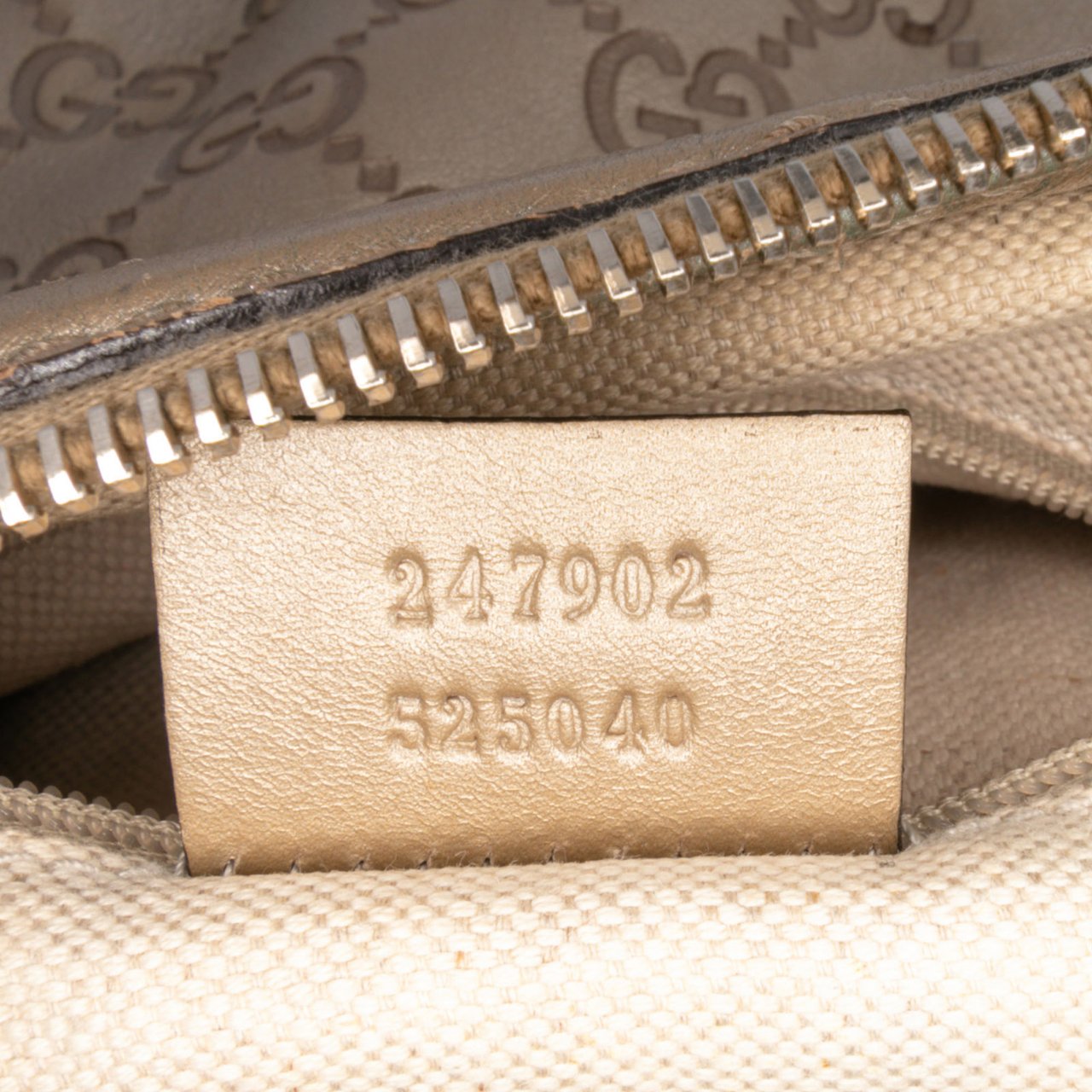Gucci Guccissima Sukey Satchel Goud