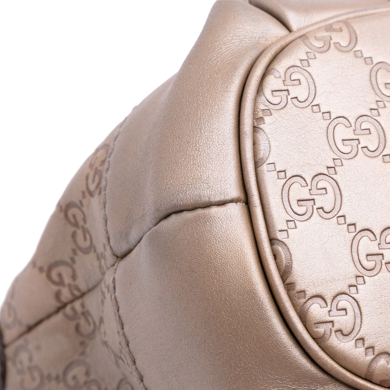 Gucci Guccissima Sukey Satchel Goud