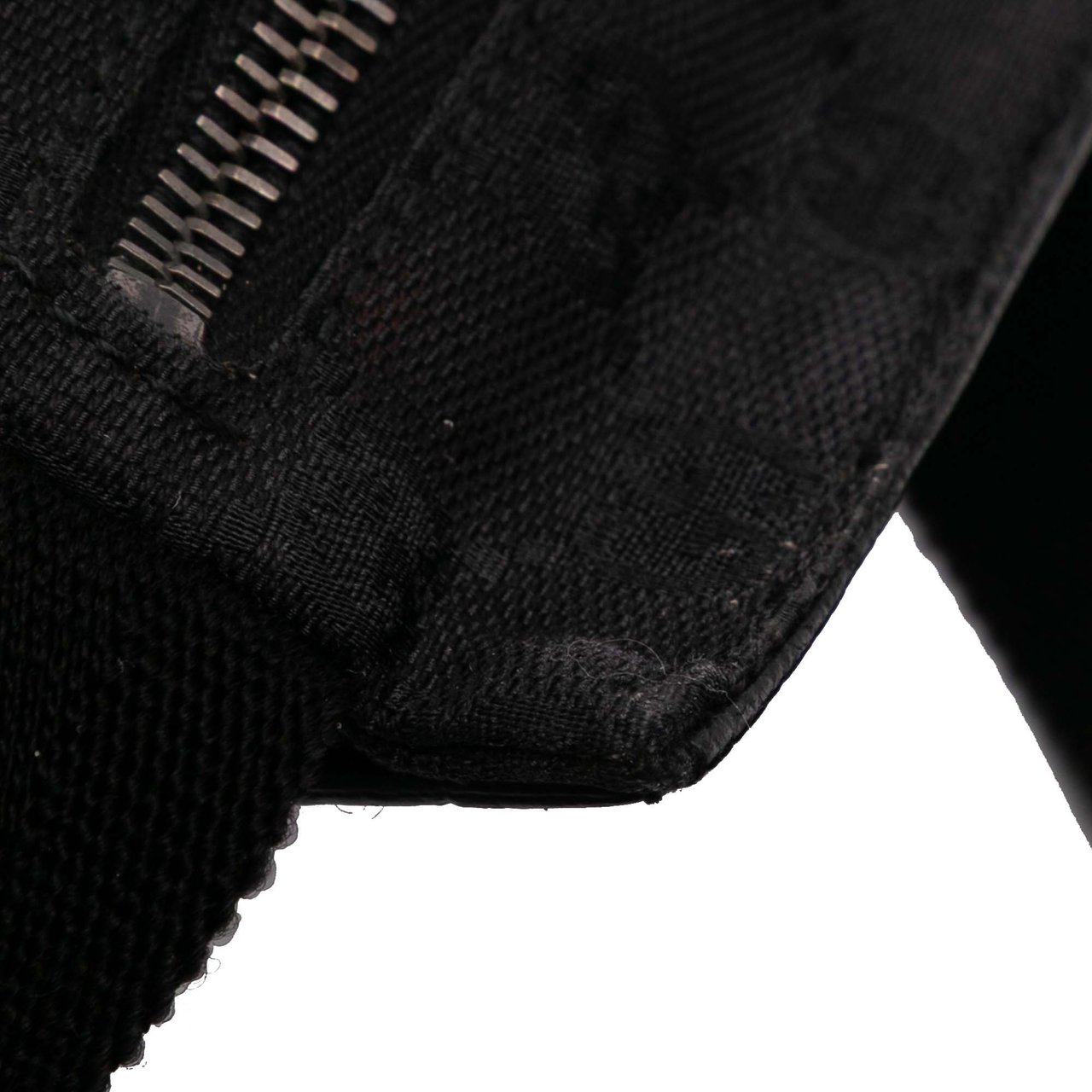 Gucci GG Canvas Double Pocket Belt Bag Zwart