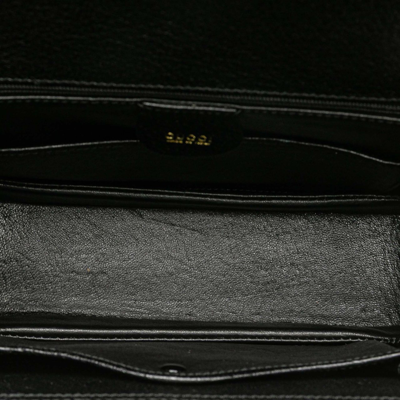 Gucci Calfskin Bamboo Night Zwart