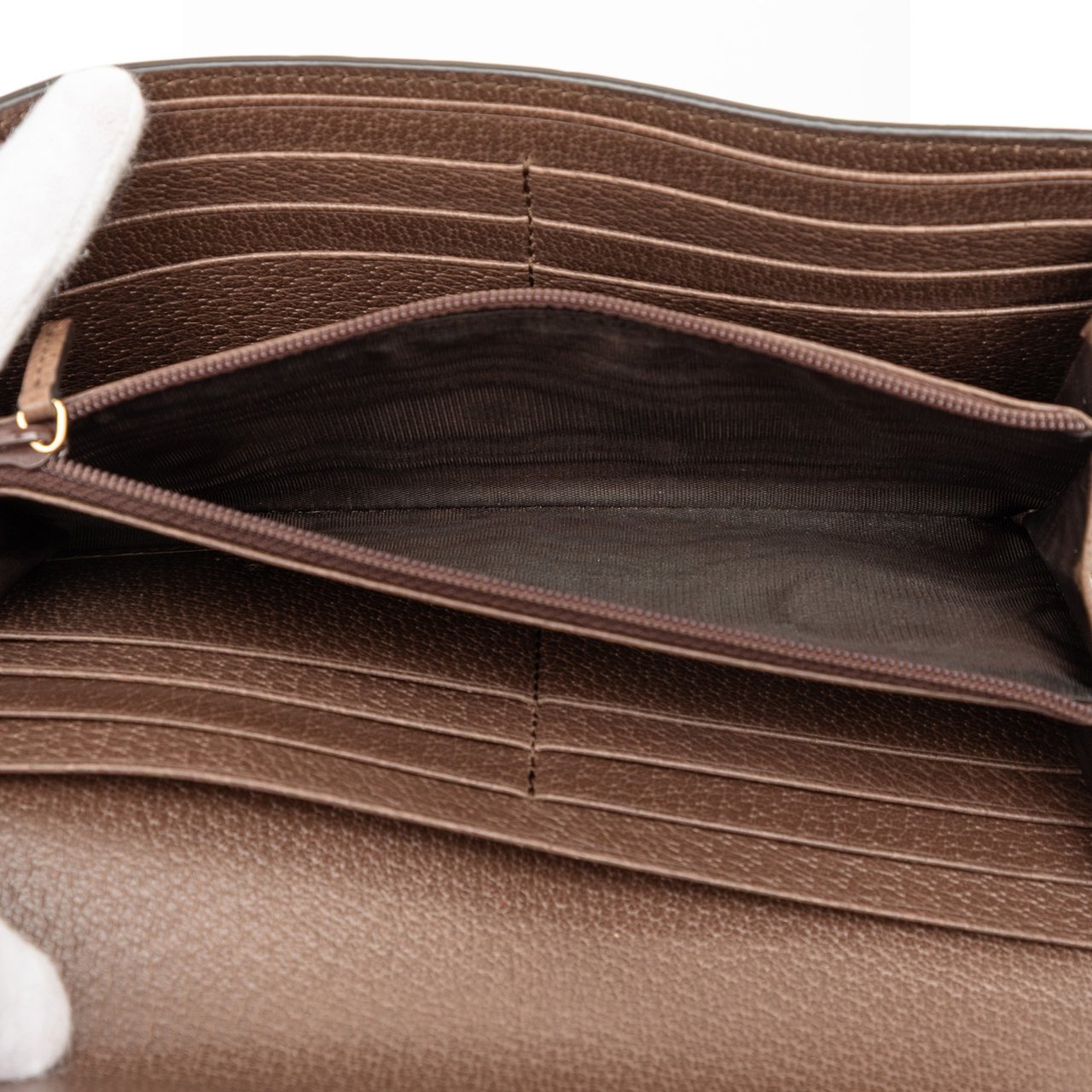 Gucci GG Supreme Web Ophidia Continental Wallet Bruin