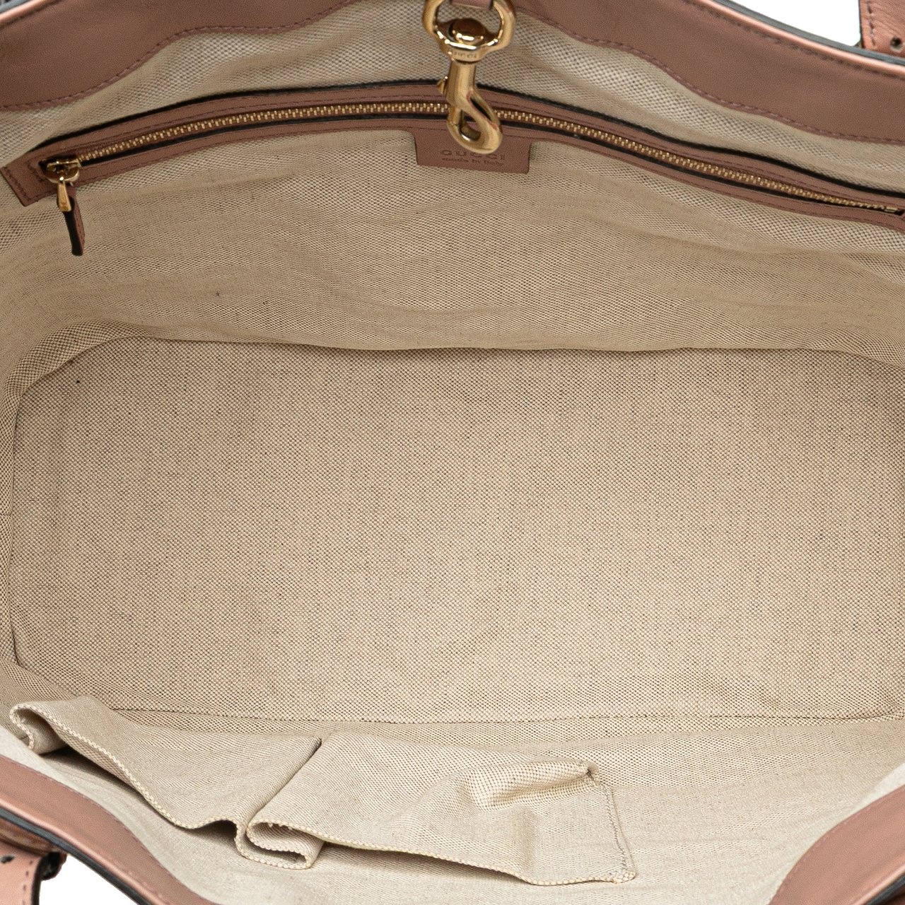 Gucci Microguccissima Patent Nice Tote Bruin