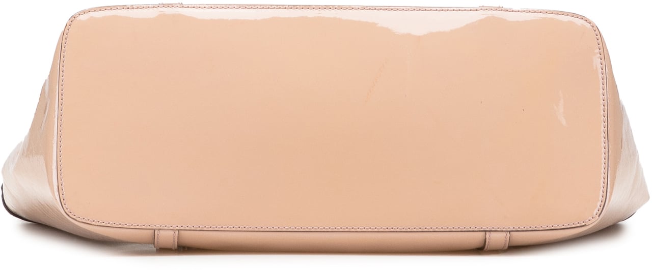 Gucci Microguccissima Patent Nice Tote Bruin