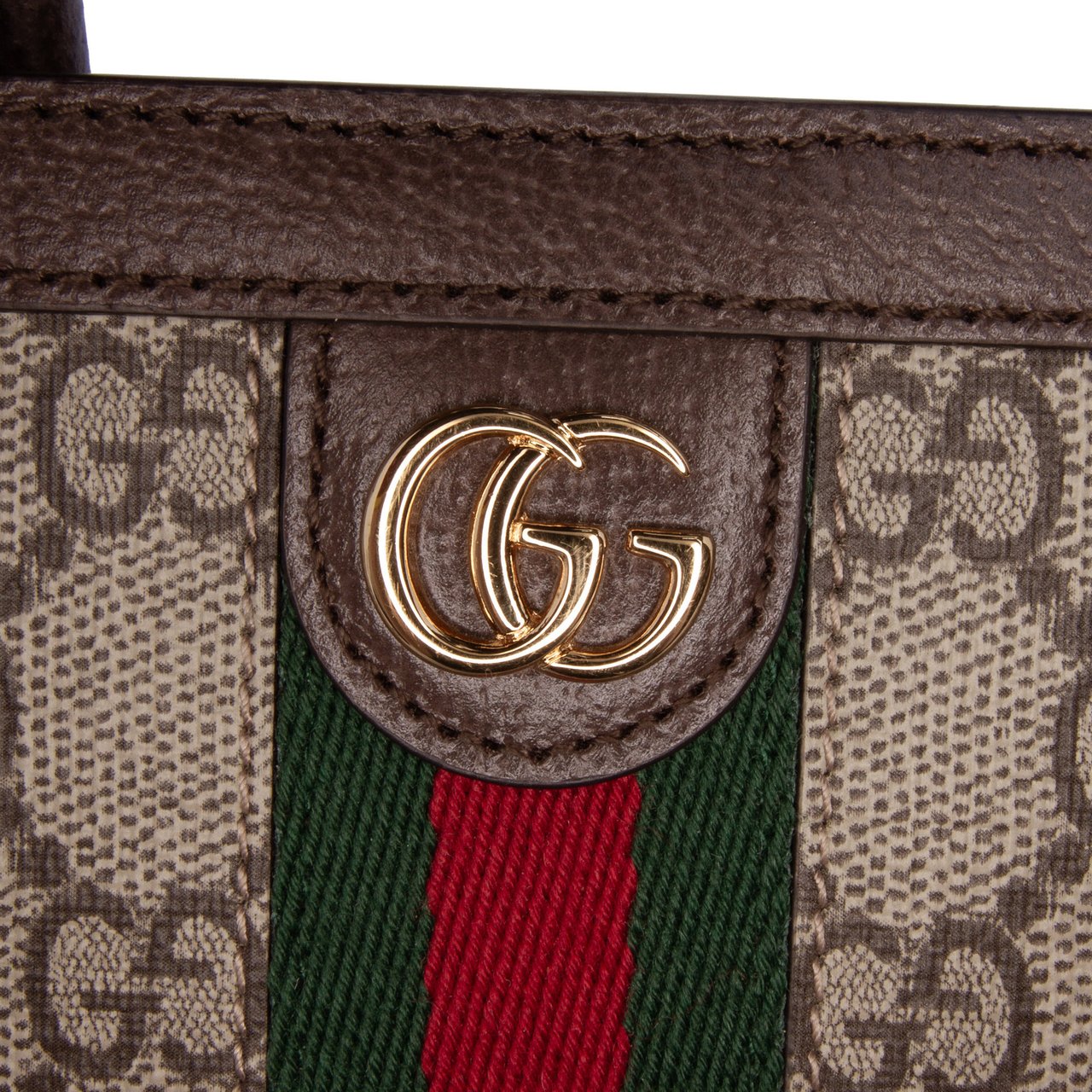 Gucci Mini GG Supreme Ophidia Web Satchel Bruin