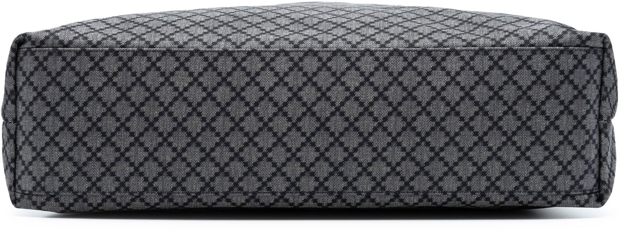 Gucci Diamante Web Nylon Tote Blauw