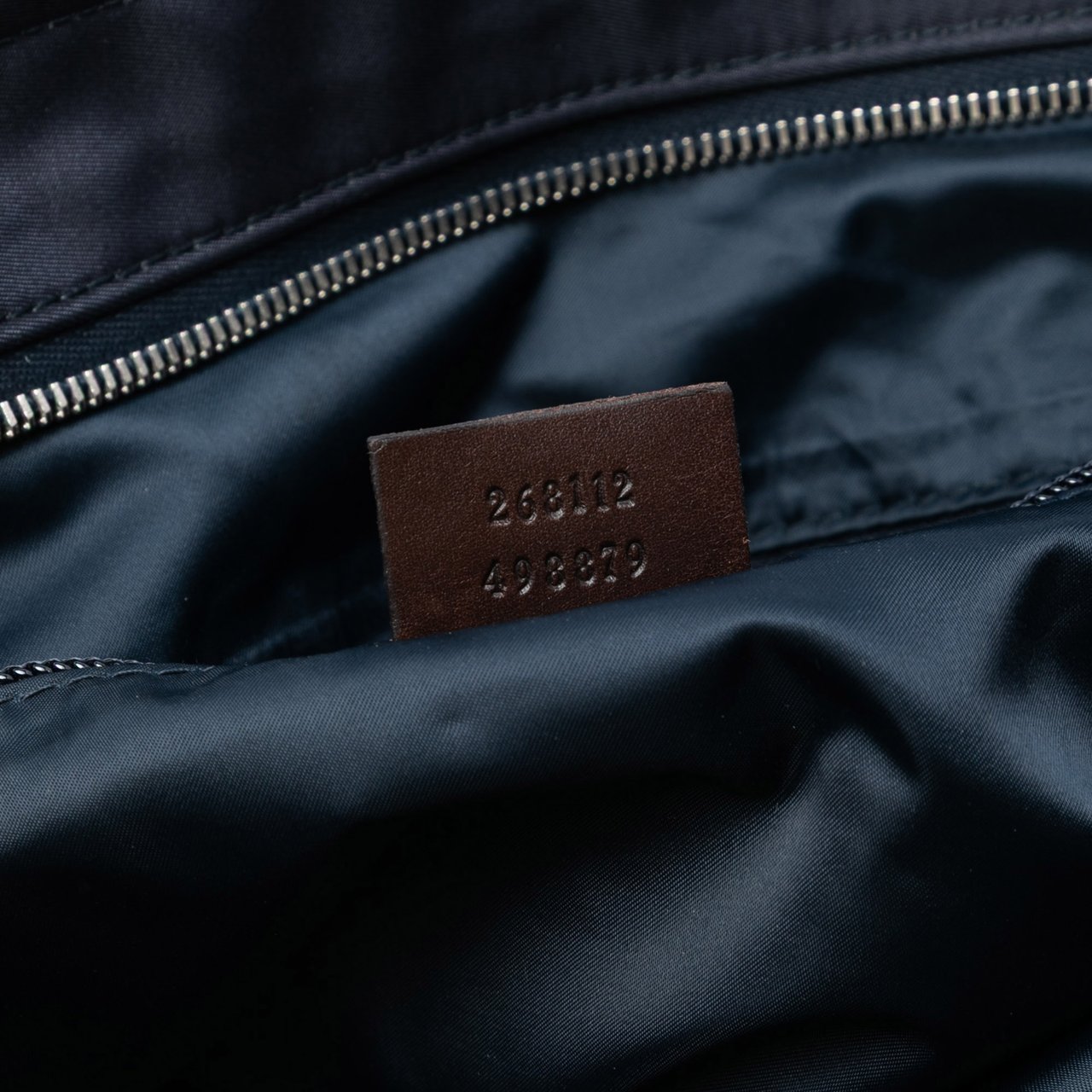 Gucci Diamante Web Nylon Tote Blauw