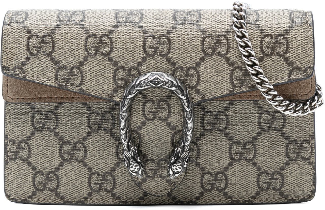 Gucci Mini GG Supreme Dionysus Crossbody Bruin