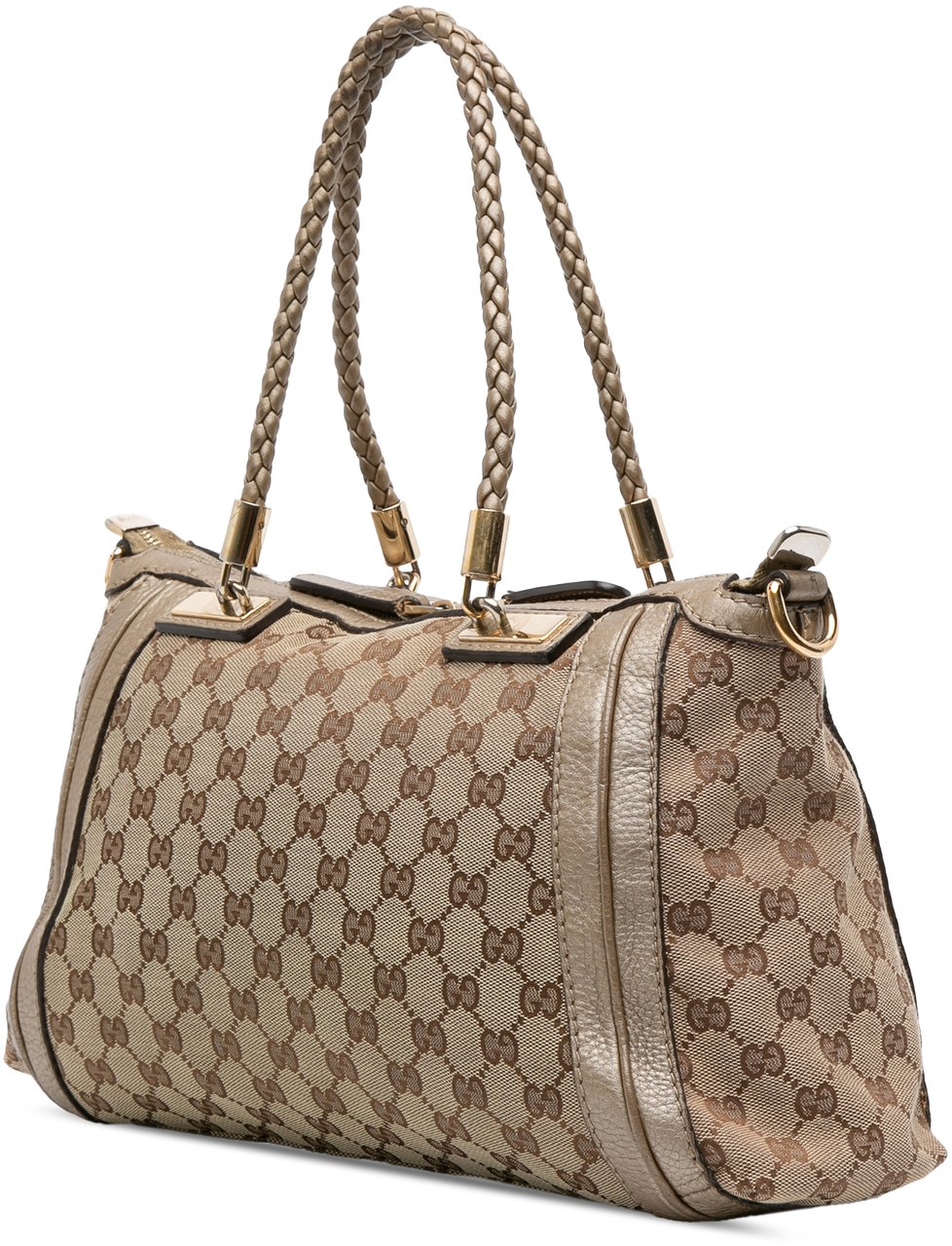 Gucci GG Canvas Bella Satchel Bruin