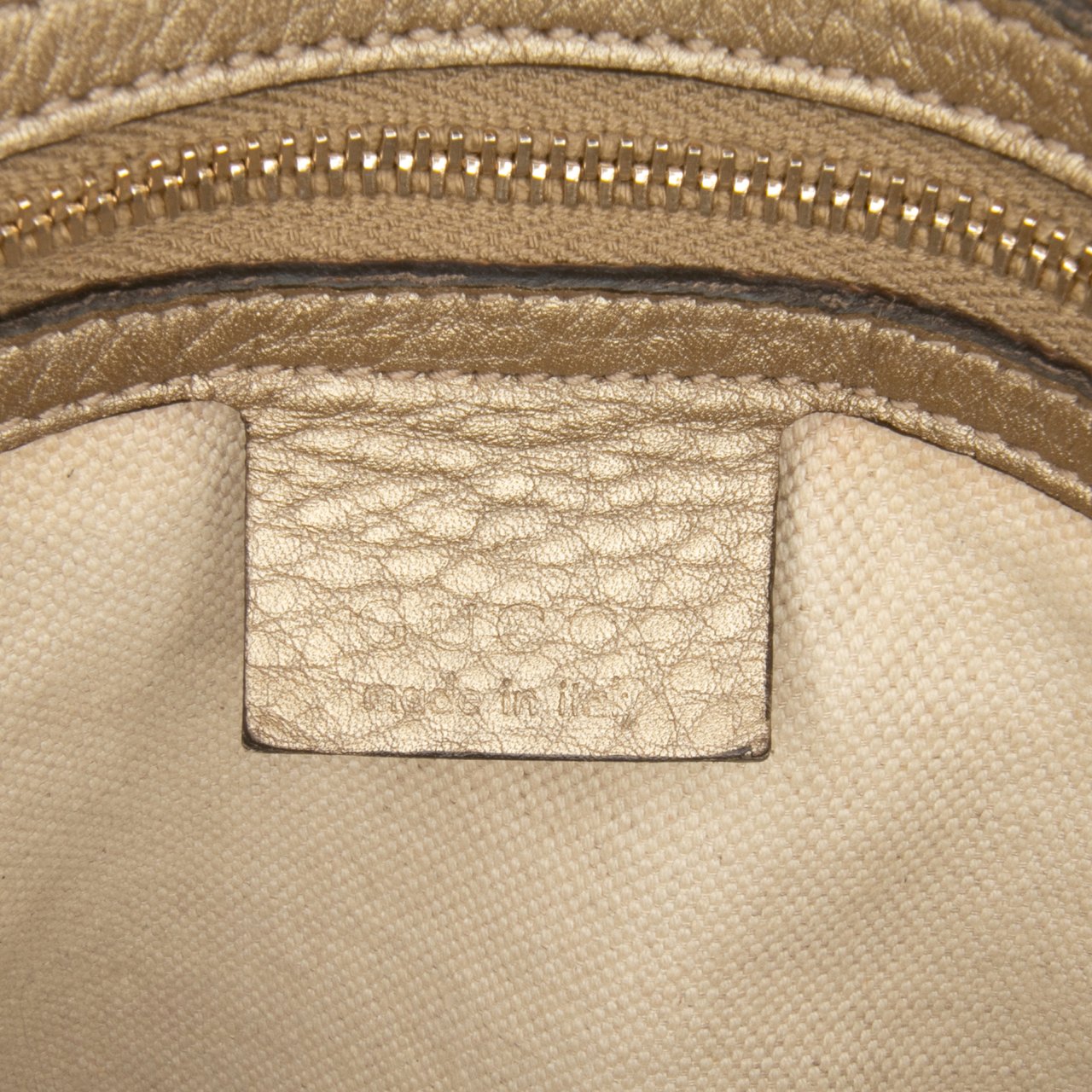 Gucci GG Canvas Bella Satchel Bruin