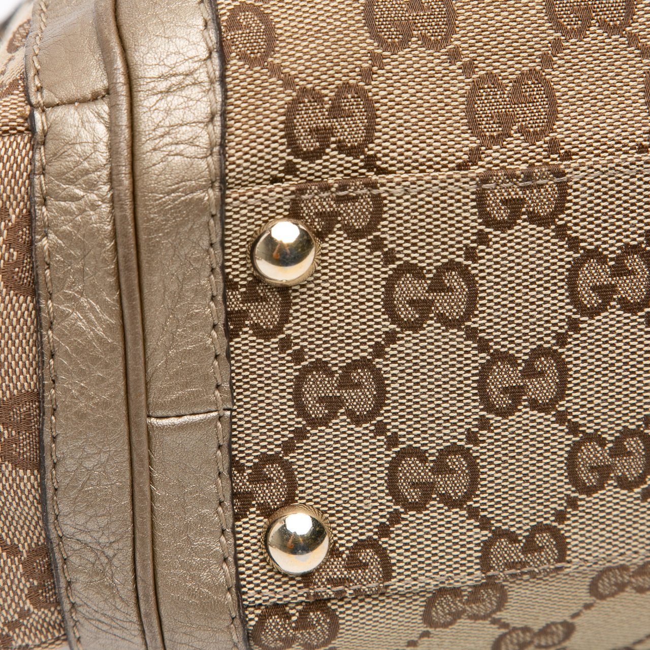 Gucci GG Canvas Bella Satchel Bruin